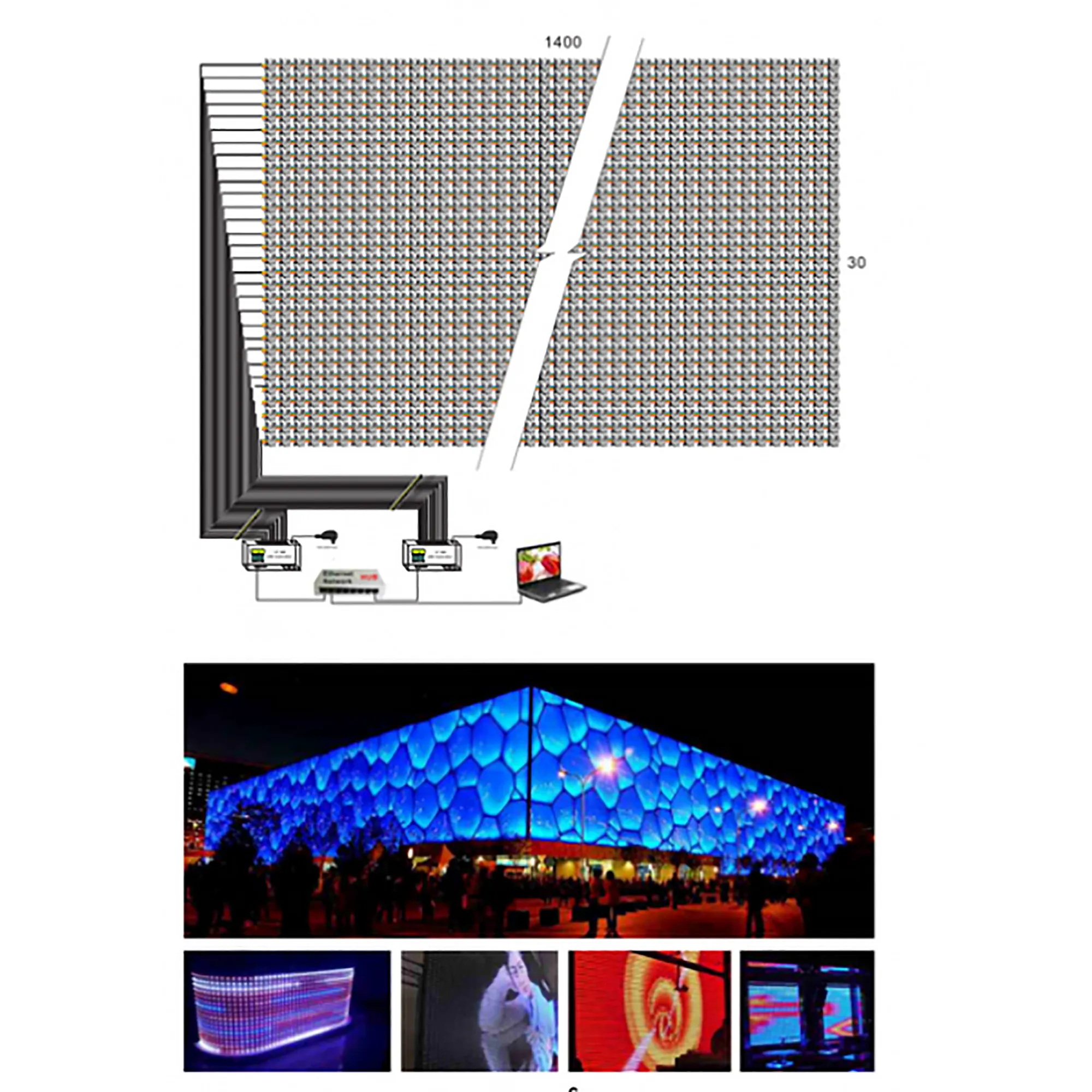 LED Lighting Controlling System (Online/Offline Control) 600  LTECH DMX Controller